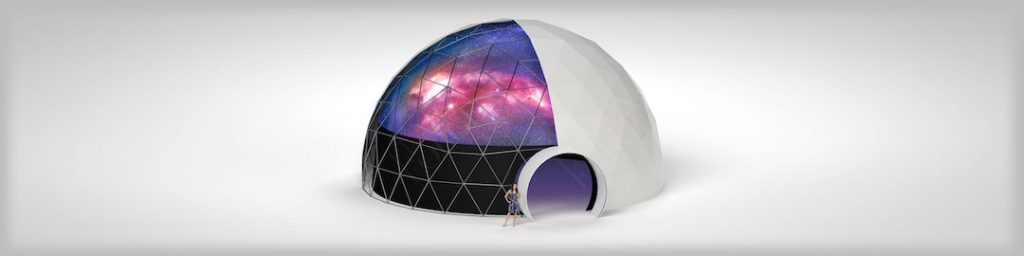 36ft (11m) Geodesic Immersive Projection Dome cut